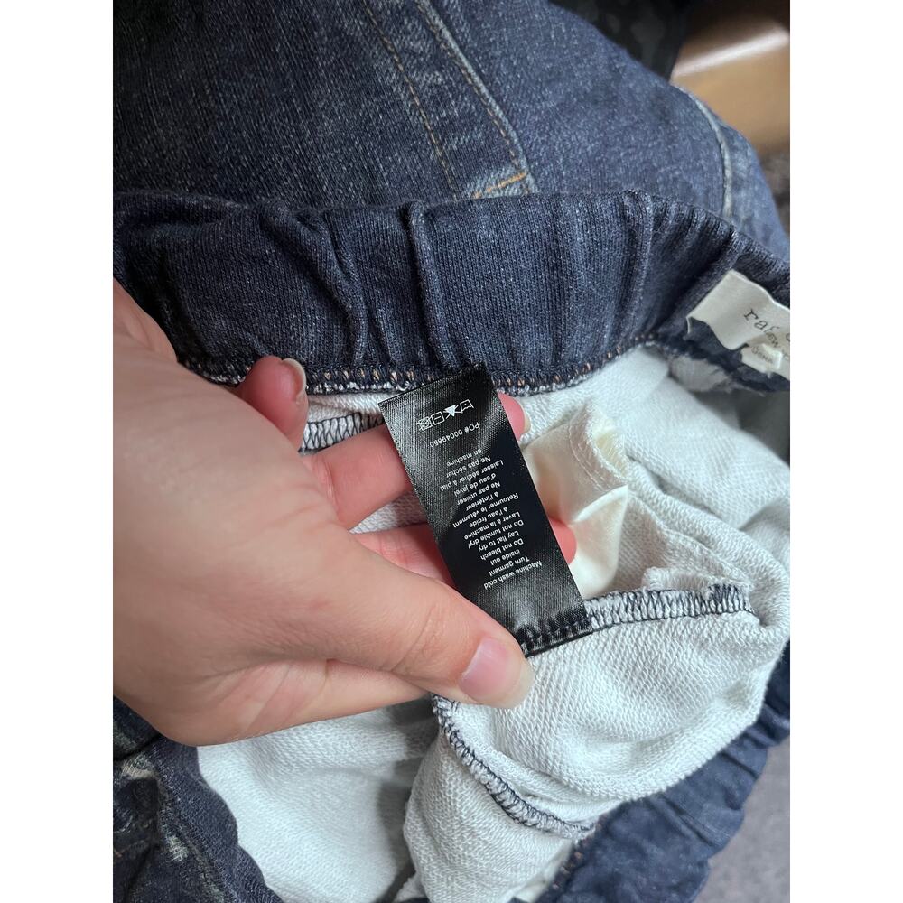 Rag & Bone rb Miramar Jogger Sweatpants Jeans Blue Elastic Waist Ankle Size M - Picture 9 of 13